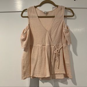 Lucky brand cold shoulder top